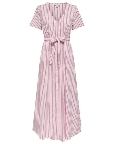 JDY - JDYMio Maxi Shirt Kjole - Chalk Pink